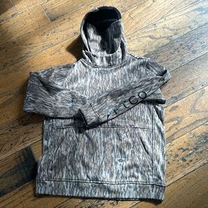 AFTCO Youth XL Camo Fleece Hoodie – Mossy Oak Style Pattern